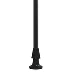Markise Einziehbar Anthrazit 400x150 cm Stoff und Stahl