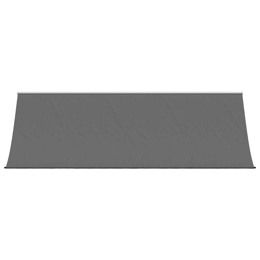 Markise Einziehbar Anthrazit 350x150 cm Stoff und Stahl
