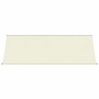 Markise Einziehbar Creme 350x150 cm Stoff und Stahl