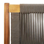 gartenmöbel Grau 122 x 76 x 73 cm Massivholz Akazie