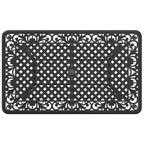 Gartentisch Schwarz 150x90x72 cm Aluminiumguss