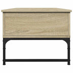 Couchtisch Sonoma-Eiche 100x50x40 cm Holzwerkstoff und Metall