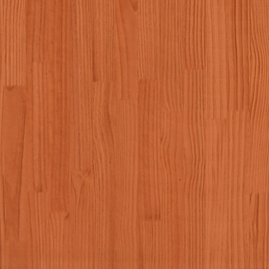 3-tlg. Garten-Sofagarnitur Wachsbraun Massivholz Kiefer