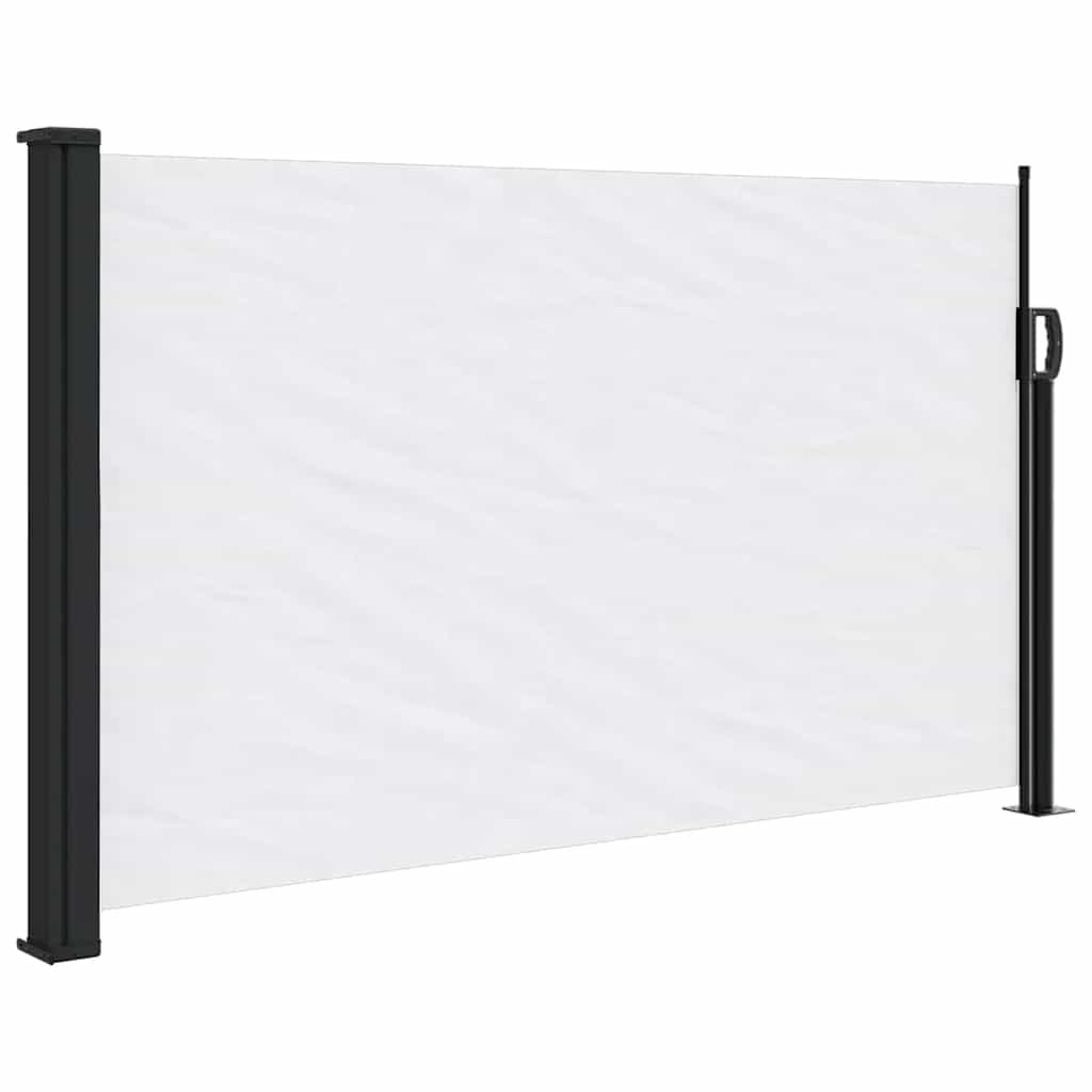 Seitenmarkise Ausziehbar Weiß 117x300 cm