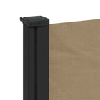 Seitenmarkise Ausziehbar Taupe 117x300 cm