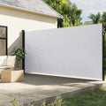 Seitenmarkise Ausziehbar Weiß 200x300 cm