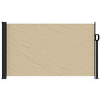 Seitenmarkise Ausziehbar Beige 120x500 cm
