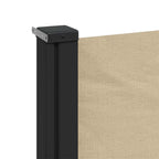 Seitenmarkise Ausziehbar Beige 160x500 cm