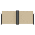 Seitenmarkise Ausziehbar Beige 100x600 cm
