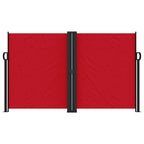 Seitenmarkise Ausziehbar Rot 140x600 cm