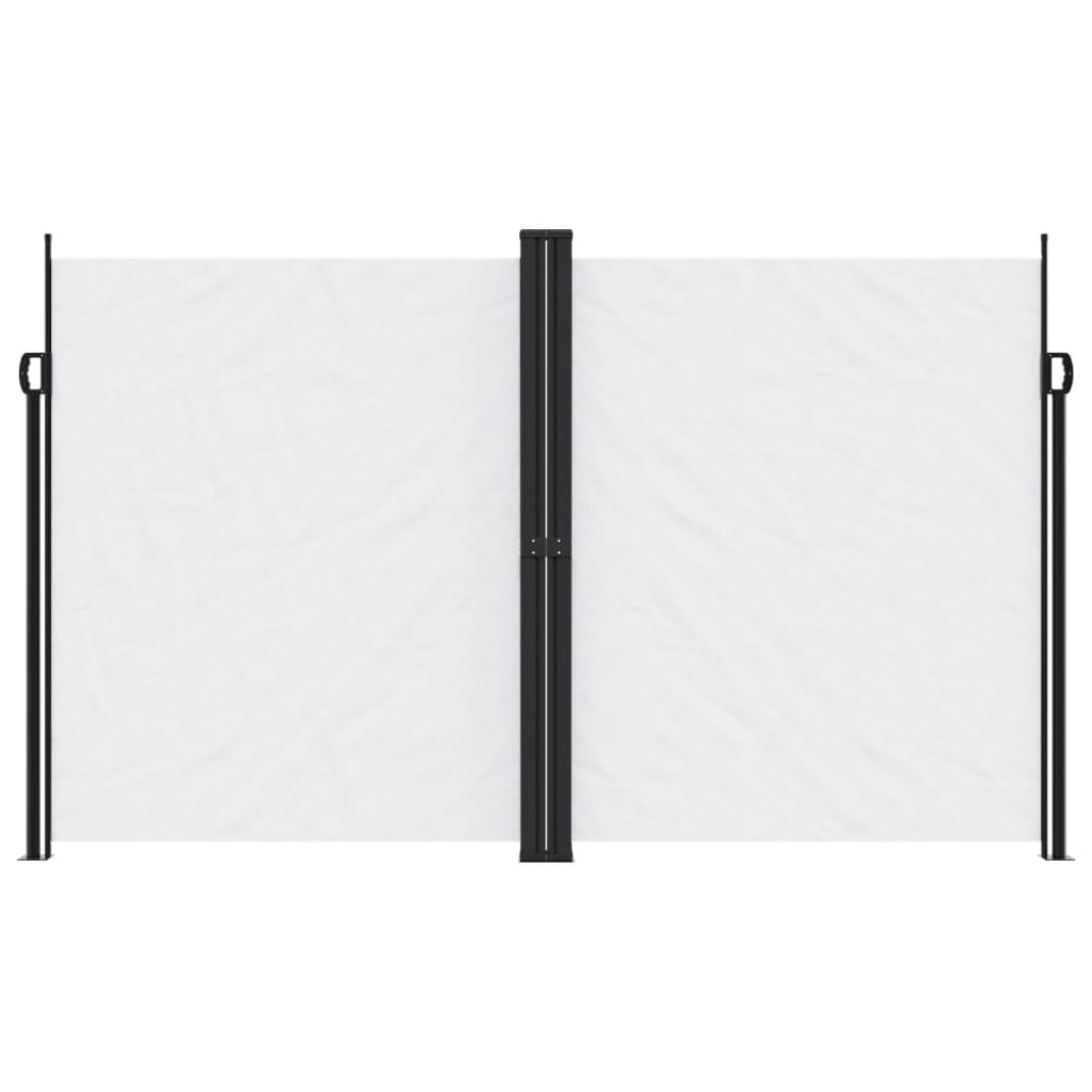 Seitenmarkise Ausziehbar Weiß 200x600 cm