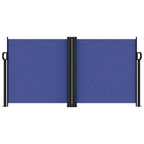 Seitenmarkise Ausziehbar Blau 120x1200 cm