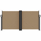Seitenmarkise Ausziehbar Taupe 120x1200 cm