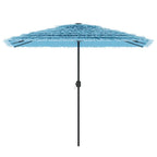 Sonnenschirm mit Stahlmast Blau 300x200x250 cm