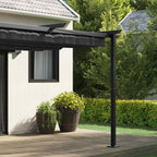 Pavillon 300 x 300 x 200 cm Anthrazit Polyester