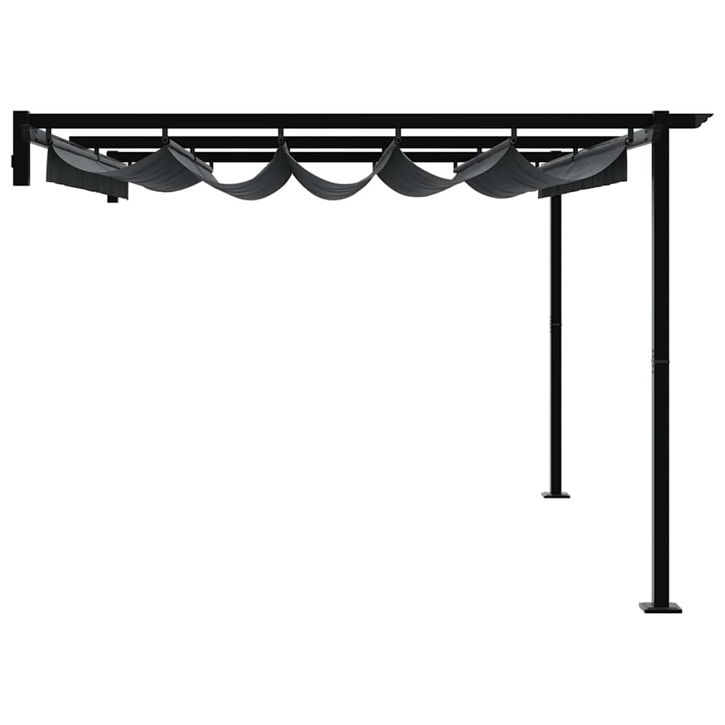 Pavillon 400 x 300 x 200 cm Anthrazit Polyester