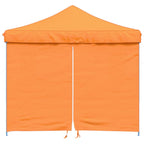 Partyzelt Faltbar Pop-Up mit 4 Seitenteilen Orange