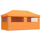 Partyzelt Faltbar Pop-Up mit 4 Seitenteilen Orange