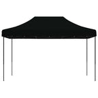 Partyzelt Faltbar Pop-Up Schwarz 440x292x315 cm