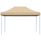 Partyzelt Faltbar Pop-Up Beige 410x279x315 cm