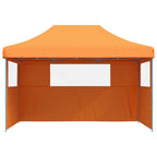 Partyzelt Faltbar Pop-Up mit 3 Seitenteilen Orange