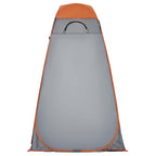 Sichtschutzzelt Grau und Orange Pop-Up Wasserdicht