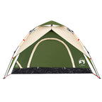 Kuppel-Campingzelt 5 Personen Grün Quick Release