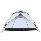 Kuppel-Campingzelt 5 Personen Weiß Verdunkelt Quick Release