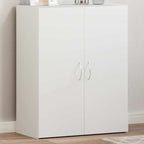 Aktenschrank Weiß 60x32x77,5 cm Holzwerkstoff