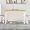 Esstisch PANAMA Weiß 112x60x75 cm Massivholz Kiefer
