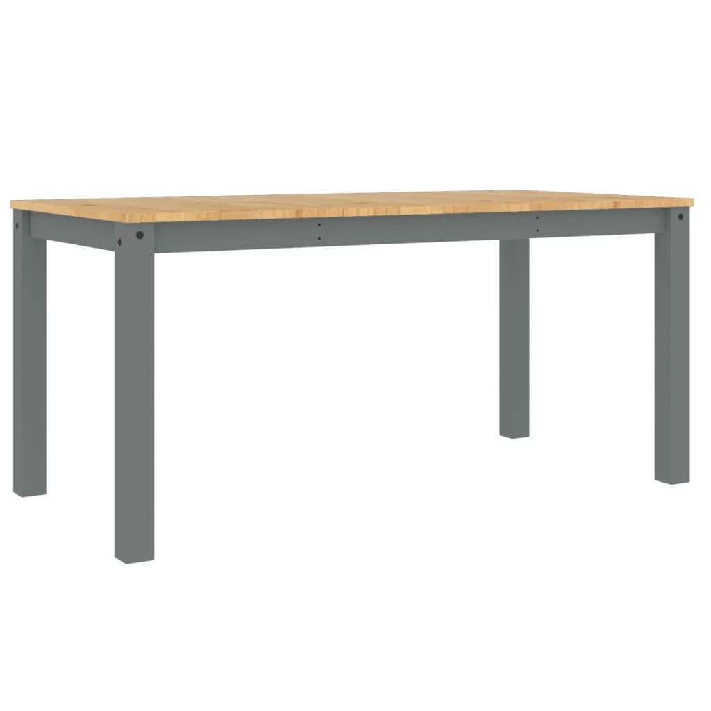 Esstisch PANAMA Grau 160x80x75 cm Massivholz Kiefer