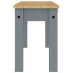 Essbank PANAMA Grau 105x30x45 cm Massivholz Kiefer