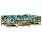 8-tlg. Garten-Lounge-Set mit Kissen Imprägniertes Kiefernholz