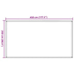 Zeltteppich Sandfarbe 250x450 cm HDPE