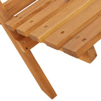 Gartenstühle 4 Stk. Klappbar Cremeweiß Stoff und Massivholz
