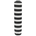 Zaunblende Anthrazit und Weiß 1,5x25 m HDPE 75 g/m²