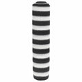 Zaunblende Anthrazit und Weiß 2x25 m HDPE 150 g/m²
