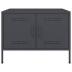 Couchtisch Anthrazit 68x50x50,5 cm Stahl
