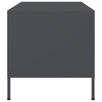 Couchtisch Anthrazit 68x50x50,5 cm Stahl