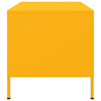 Couchtisch Senfgelb 68x50x50,5 cm Stahl