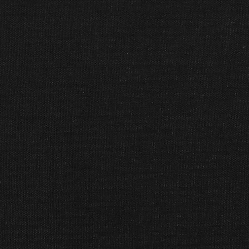 Bettgestell ohne Matratze Schwarz 120x190 cm Stoff
