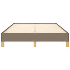 Bettgestell ohne Matratze Taupe 120x190 cm Stoff