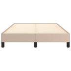 Bettgestell ohne Matratze Cappuccino-Braun 120x190cm Kunstleder