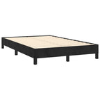 Bettgestell ohne Matratze Schwarz 120x190 cm Samt