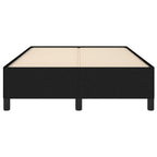 Bettgestell ohne Matratze Schwarz 120x190 cm Stoff