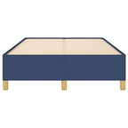 Bettgestell ohne Matratze Blau 120x190 cm Stoff