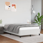Bettgestell ohne Matratze Weiß 120x190 cm Kunstleder
