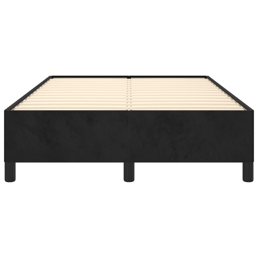 Bettgestell ohne Matratze Dunkelgrau 120x190 cm Samt