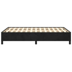 Bettgestell ohne Matratze Dunkelgrau 120x190 cm Samt