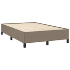 Boxspringbett mit Matratze & LED Taupe 120x190 cm Stoff